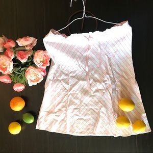 H&M striped on the knee skirt